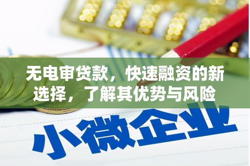 来安无电审贷款，快速融资的新选择，了解其优势与风险