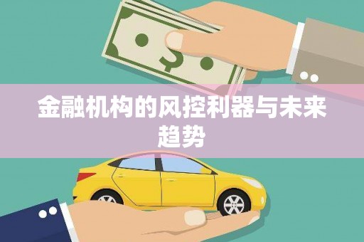 来安金融机构的风控利器与未来趋势