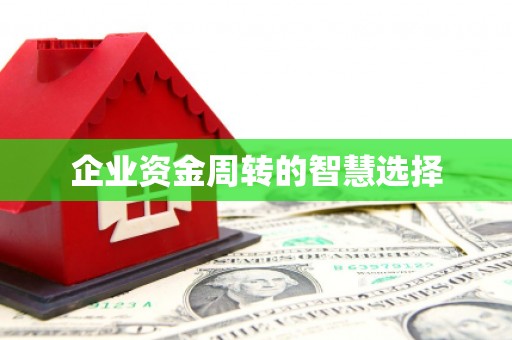 来安企业资金周转的智慧选择