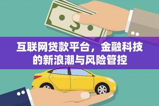 来安互联网贷款平台，金融科技的新浪潮与风险管控