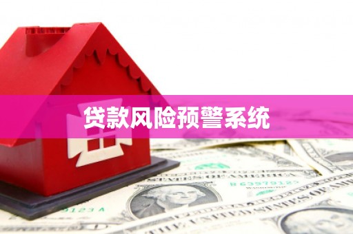 来安贷款风险预警系统